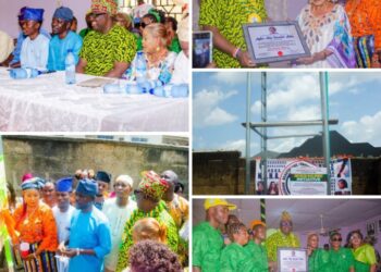 Photos News: Oluyole Council Boss, Akeem Olatunji Commissions Borehole & Generator Donated By  Benedict Akika Donates to Nigerian Beauticians/Hairdressers Association  (NBHA) Oyo State