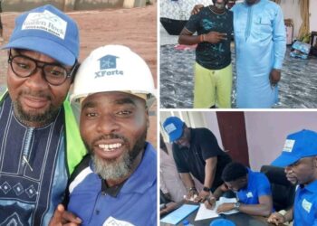 Photos News: Otunba Yomi Ojo and friends visits Ibrahim Chatta film village in anticipation of appointing Ibrahim Chatta as brand ambassador.