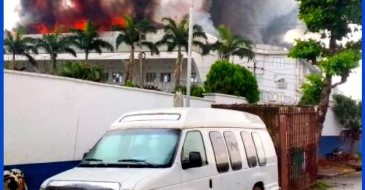 Breaking News: Fire Engulfs Christ Embassy Church Headquarters in Lagos, Prompting Urgent Response