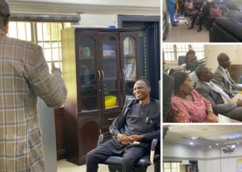 Just In: Olayiwola resumes at Ministry of Establishment and Training.