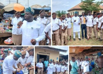 Cholera: Omi Apata LCDA Boss, Barr Oluwasina Sensitizes Community(Photos)