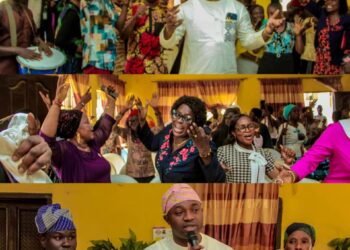 PHOTOS: Ibadan North Council Chairman, Olufade Joins Staff in Monthly Prayer Session, Promises to Prioritize Their Welfare