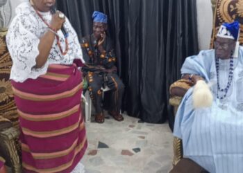 Oyo Born Princess Afolashade Abeo Felicitates with Olubadan Designate, Oba Owolabi Olakulehin on 89th Birthday