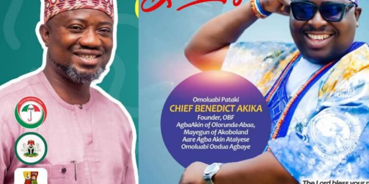 Birthday: “You Are A Reliable, Caring, And Dependable Friend” – Hon. Babajide Gabriel Felicitates Chief Benedict Akika