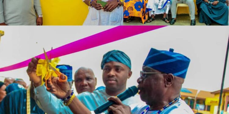 Photos News: Ibadan North Council Chairman, Olufade Commissions Shopping Complex in Honor of Oba Lateef Gbadamosi Adebimpe