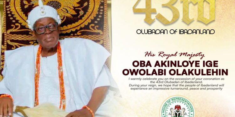 Coronation: Agboworin Congratulates Oba Olakulehin, CCII, Hails Makinde for Upholding Tradition of Ibadanland