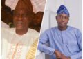 THE POLICAL HEAD ADMINISTRATOR FOR IBADAN SOUTH LCDA CHAIRMAN HON TESLIM OGUNDEJI FECILITATE WITH ALHAJI WASIU ADELEKE ON HIS BIRTHDAY.