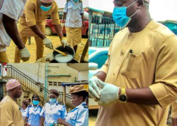 Ibadan North LG Chairman, Olufade Demonstrates Water Treatment Amidst Cholera Outbreak