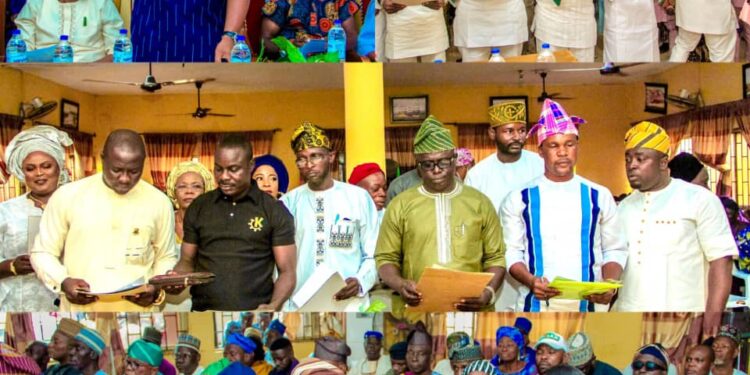 PHOTOS: Ibadan North Council Chairman, Olufade Swears In New Supervisory Councilors And Special Assistants