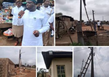 Lights Up Omi Apata Ldca: Sustainable energy solution, Barr Oluwashina completes installation of solar lights in Ido communities
