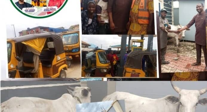 OTOPE Fulfills Promises, Supports Maruwa Riders with Fuel Palliative,  Gifted Cows to OYO NANS and Arode Concept