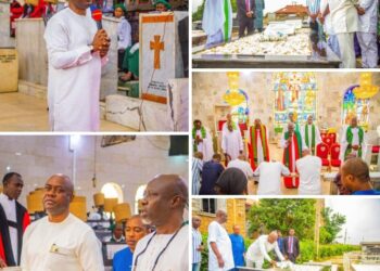 Photos News: Makinde, Family Pay Tribute To Late Father, Pa Olatubosun