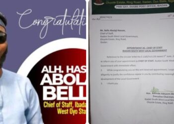 COS: Your appointment is a testament to your capabilities and the trust placed in you, Arakunrin Ola Jide Congratulates Alhaji Hassan Bello