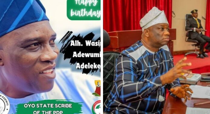 Birthday: Oyo Lawmaker Fowokanmi Felicitates with Alh Wasiu Adeleke on his birthday