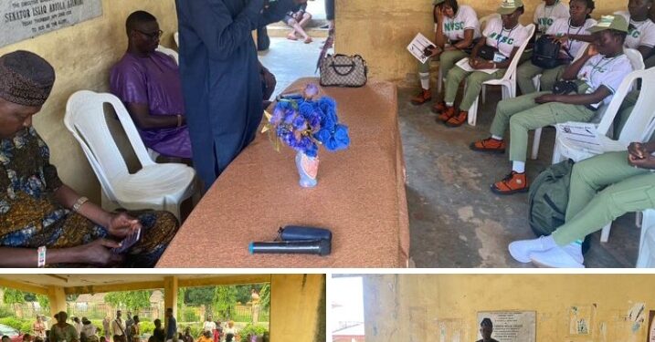 Hon. Akande Receives Ibadan South West LG Batch B Stream 1 NYSC Corps Members from Camp