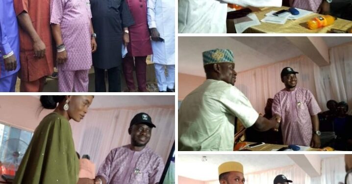 Algon Chairman, Hon. Sanda  swears-in new Supervisors and Special Assistants Egbeda Lg