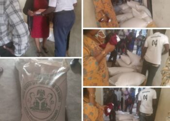 PHOTOS: Egbeda Local Government Distributes Palliatives To Vulnerable Residents