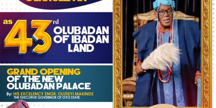 Oyo Lawmaker, Omikunle Congratulates Gov.Makinde,Oba Olakulehin On Coronation Of Olubadan