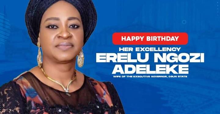 Birthday: Ufitfly Celebrate With Chief Mrs Erelu Ngozi Adeleke, Wife of Osun State Governor, on Birthday Anniversary