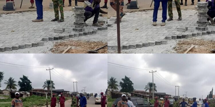 Ona Ara Residents Rejoice as Amuloko-Oke Elesin Road Interlocking Begins – LG Chair, Dr. GLORIOUS, Lauds ILAJI Resort Boss, Jubril Dotun Sanusi for Developmental Support