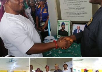 Rotary Club, Iyaganku Refurbished RRSH Children Maternity Ward, Donated Hospital Materials- Dr. Fagbemi