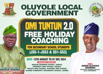 2.0 Free Coaching:Thank You For Investing in the future of Oluyole’s Young Minds,Toheed Yusuf Lauds Hon. Akeem Olatunji