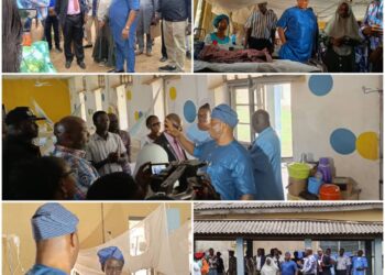 Dr Fagbemi visited General Hospital at Oyo,Ilora and Fiditi charges staffs to work hard for the success of sustainable health care delivery for the people of Oyo state.