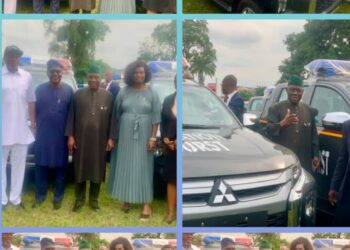 PHOTOS: Oyo Gov donates additional 50 operational vehicles to security agencies