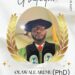 GSM Advocates Celebrates Dr. Olawale Aremu on Achieving PhD Degree in Human Resource Management