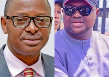 Oyo Lawmaker Akt Fecilitates with Commissioner For Works Prof Daud Sangodoyin on his Birthday Celebration