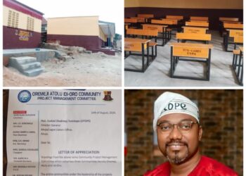 Photos News: Oremeji, Atolu And Idi-Oro Community Praise Dr OTOPE for Generous Donation