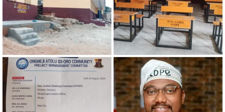 Photos News: Oremeji, Atolu And Idi-Oro Community Praise Dr OTOPE for Generous Donation