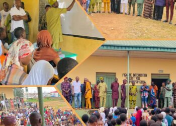 Photos News: Education Under spotlight: IBSWLG Chairman, Akande Teaches Government and English Language, Offers Free Exercise Books to Coaching Classes