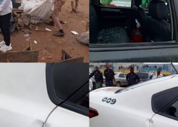Just In: Hoodlums Attack Oyo Commissioner for Environment, Hon. Mogbanjubola Olawale Jagaban(PHOTOS)