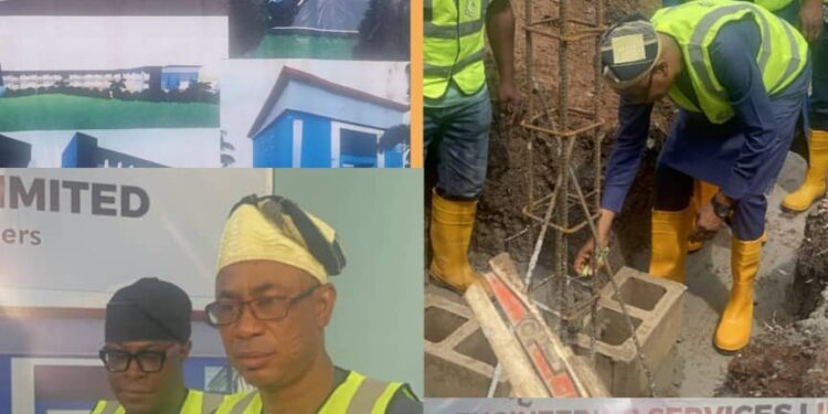 PHOTOS: Oyo State Library Board Lays Foundation for State of the Art Shopping Complex