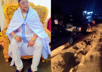 Bad road: Prince Asawale Asanike appeals to Gov. Makinde for immediate repair of Liberty Academy road to Mogona Idi Iroko in Oluyole LG