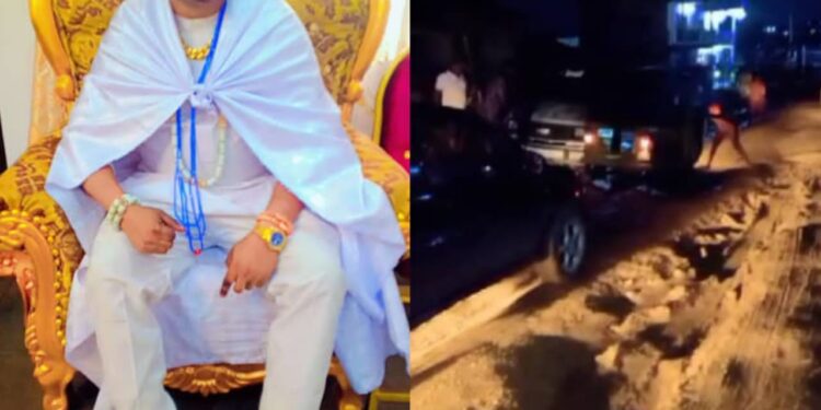 Bad road: Prince Asawale Asanike appeals to Gov. Makinde for immediate repair of Liberty Academy road to Mogona Idi Iroko in Oluyole LG