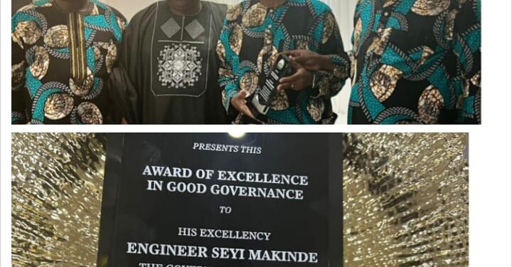 PHOTOS: IDDU in Canada Awards Gov. Makinde for Outstanding Governance