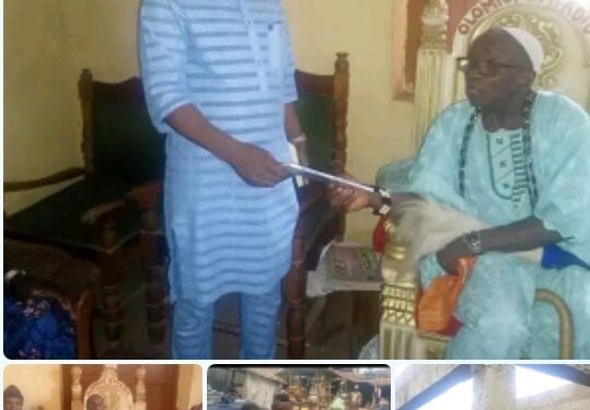 PHOTOS: Oyo Rep, Oseni Lifts Omi-Adio Palace Project With N10m