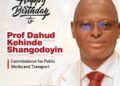 Oyo lawmaker Olayinka Omikunle Celebrates Oyo Commissioner For Works and Transport Prof. Sangodoyin On His Birthday