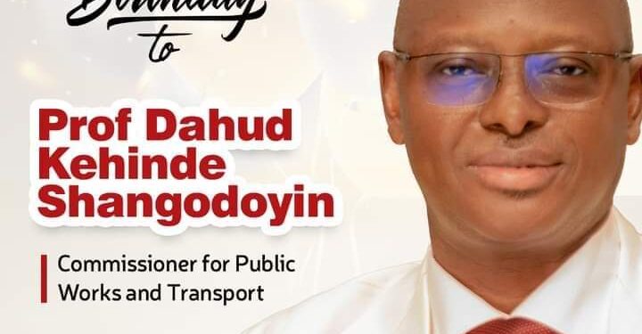 Oyo lawmaker Olayinka Omikunle Celebrates Oyo Commissioner For Works and Transport Prof. Sangodoyin On His Birthday