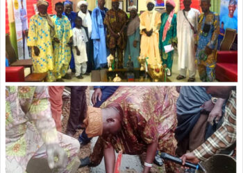 Akeem Olatunji Lays Foundation For The Construction Of A New Police Station In Oluyole LG…  …Unites Fictionalized Islamic Body In Oluyole LG