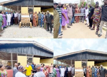 Illuminating Ibadan North: Council Chairman, Olufade Distributes Solar Street Lights to All Wards to Enhance Security*