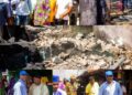 Oyo Lawmaker Hon.  Babajide Gabriel Donates Cement And Blocks To Gbaremu Market Fire Victims*