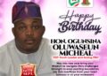 Your leadership has been a beacon of hope, inspiring a new generation of young people to take an active role in shaping their future, Oladapo Samuel hails Ogunsina Micheal birthday Anniversary