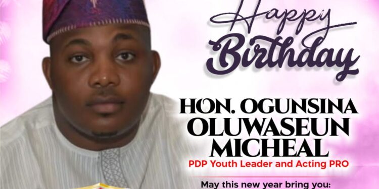 Your leadership has been a beacon of hope, inspiring a new generation of young people to take an active role in shaping their future, Oladapo Samuel hails Ogunsina Micheal birthday Anniversary