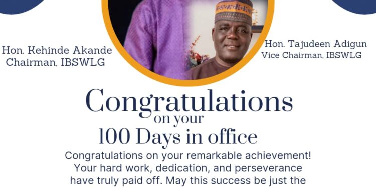 100 Days OF Transformative Leadership: Ibadan South West Supervisory Councillors Felicitates Chairman Akande and Vice Chairman Adigun