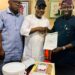 Lagelu Chairman, Hon. Mudashiru Kamorudeen Swears in Alade Gbenga as New LG Secretary