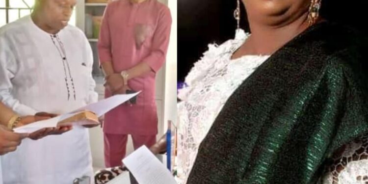 Ex Oyo Commissioner Alhaja Kafilat Ajeiya Congratulates Alhaji kamorudeen Gbadamosi  on His Appointment as Secretary, Ibadan Ido LG