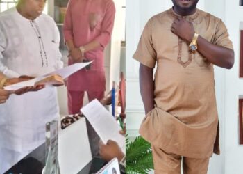 Hon Olalere Yusuf  Congratulates Alhaji kamorudeen Gbadamosi on His Appointment as Secretary of Ido Local Government